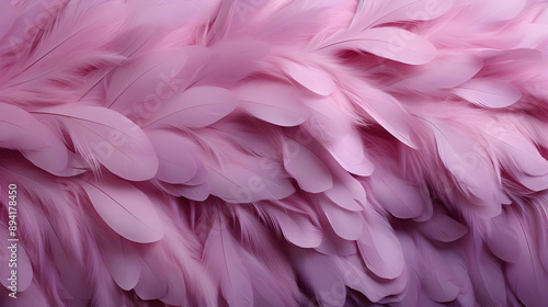 Pink Feather Texture Background © Siasart Studio