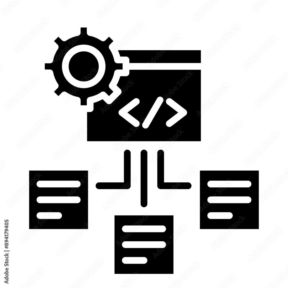 Infrastructure Automation Icon Infrastructure Automation Icon
