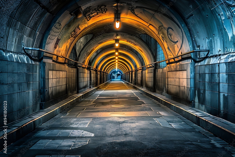 Illuminated Arched Passageway Illuminated Arched Passageway