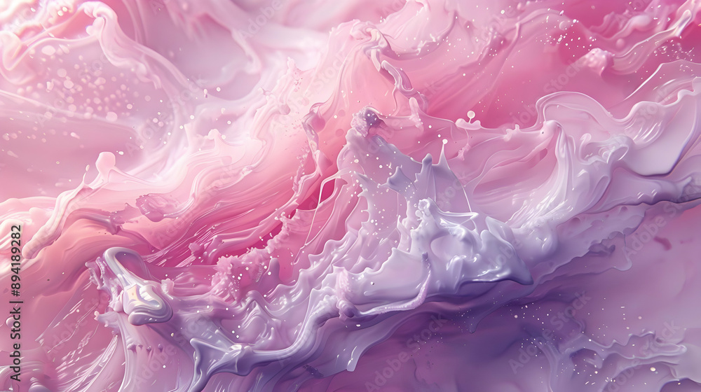 Abstract Pink & Purple Liquid Swirls Abstract Pink & Purple Liquid Swirls