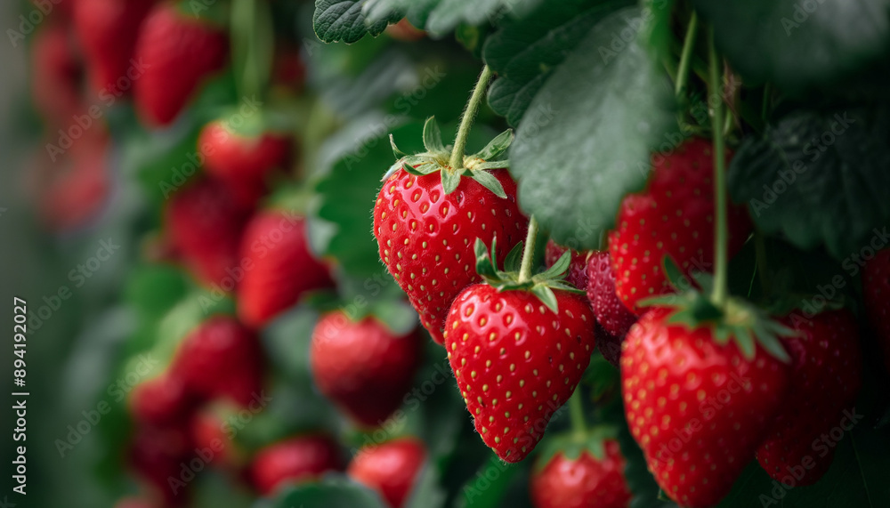 strawberries in the garden strawberries in the garden