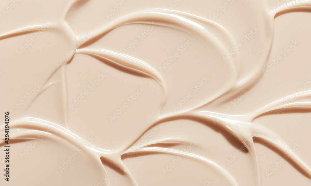 Fototapeta premium natural sample of soft cosmetic cream