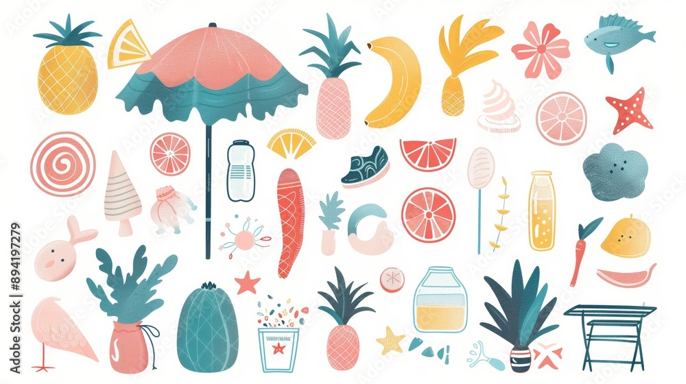 Explore our 'Summer Clipart' collection, filled with cheerful icons to brighten your designs! Explore our 'Summer Clipart' collection, filled with cheerful icons to brighten your designs!