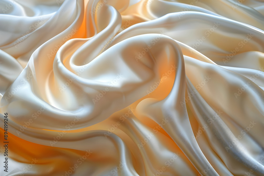 Creamy Satin Fabric Texture Creamy Satin Fabric Texture