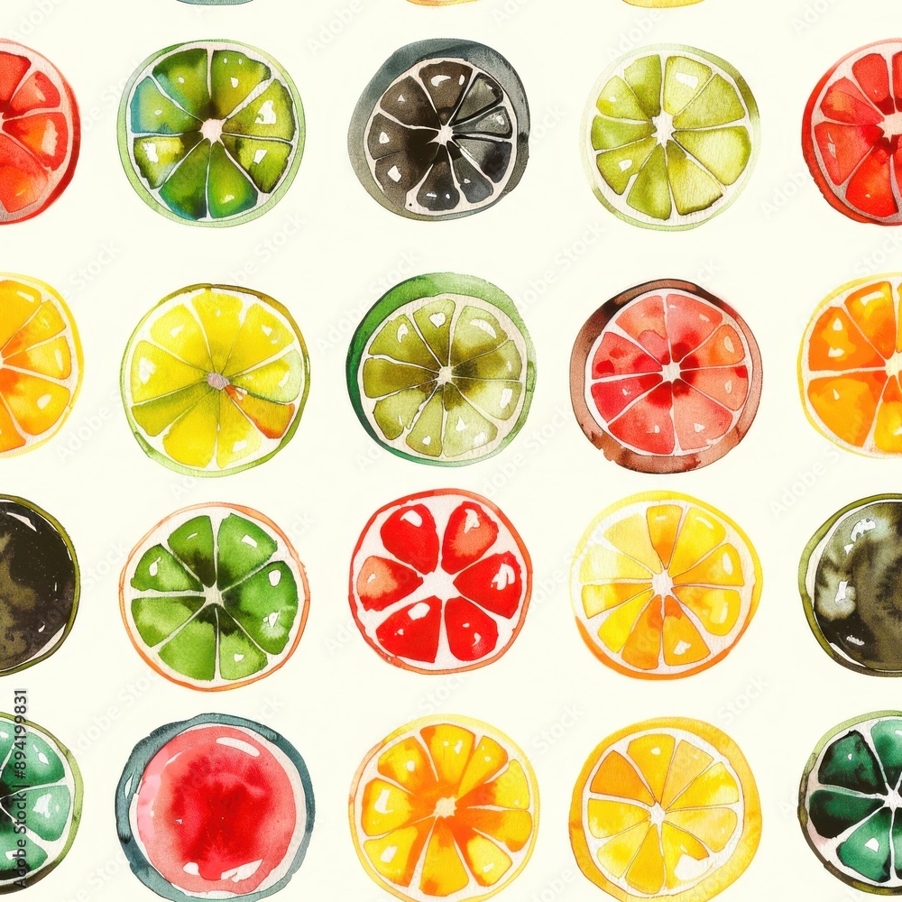 Watercolor bonbons seamless repeating pattern, minimal pattern, high contrasty Watercolor bonbons seamless repeating pattern, minimal pattern, high contrasty