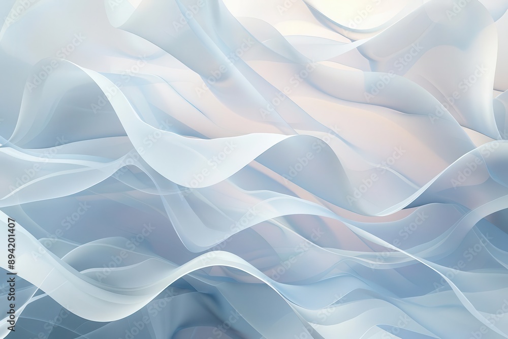 Obraz premium Abstract background featuring delicate, translucent layers