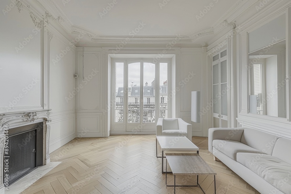 Luxury interior design of a living room. Luxury interior design of a living room.