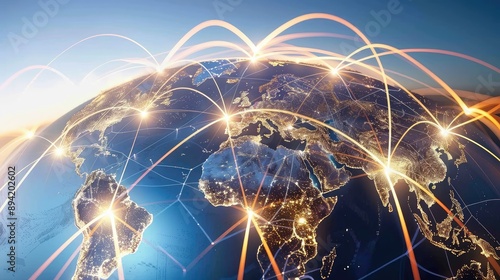 Global Connectivity and Networked Communication Across Continents