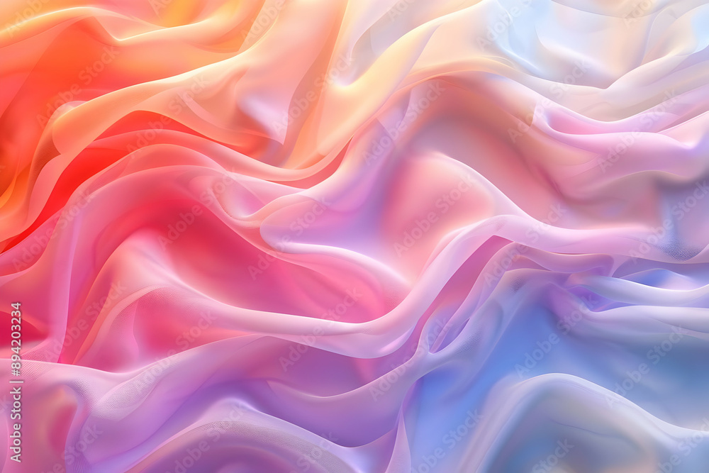 Fototapeta premium Abstract Pink and Blue Fabric Texture