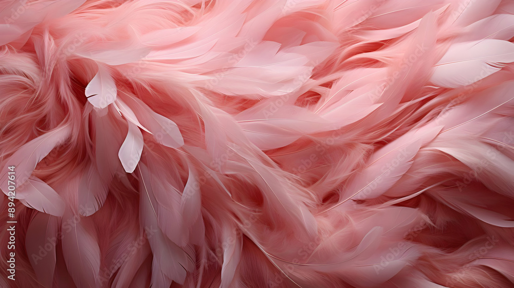 Soft Pink Feather Texture Soft Pink Feather Texture