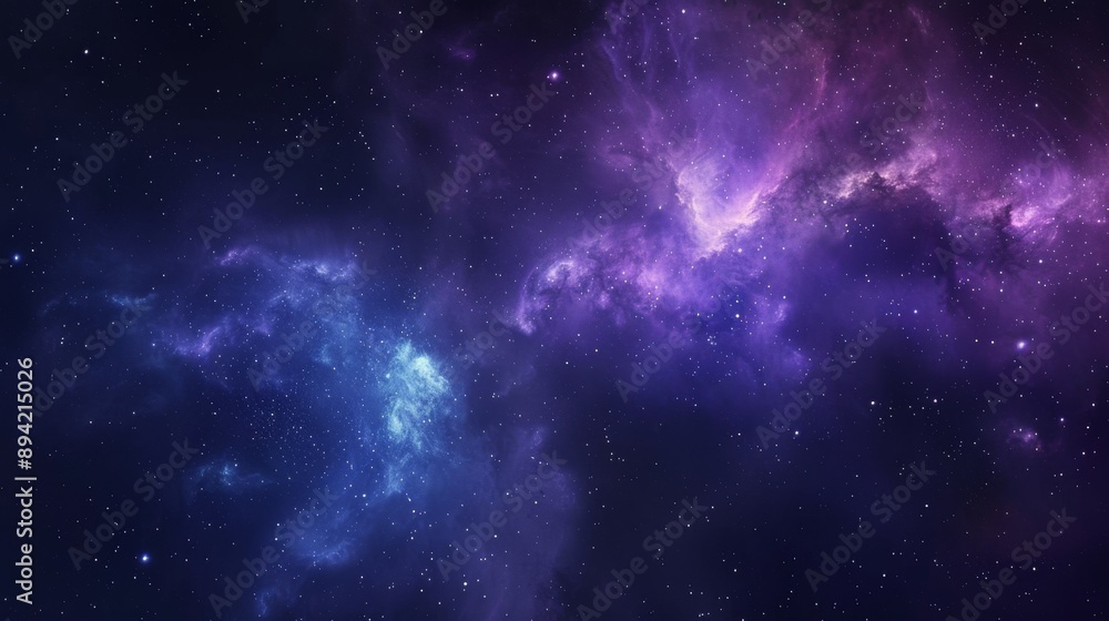 Peaceful Cosmic Background with Quiet Nebula and Stars for SpaceThemed Posters and Designs Peaceful Cosmic Background with Quiet Nebula and Stars for SpaceThemed Posters and Designs