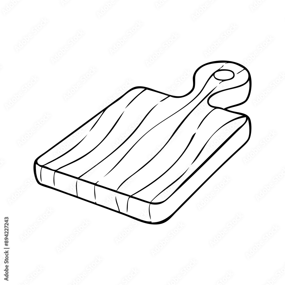 cutting board outline vector illustration cutting board outline vector illustration