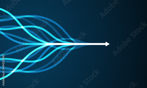 Abstract arrow direction. Technology background. High speed. Hi-tech