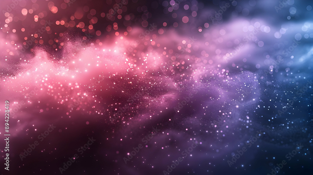 Naklejka premium Sparkling Purple & Pink Abstract Background