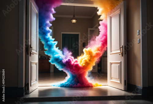 Powerful explosion of color...