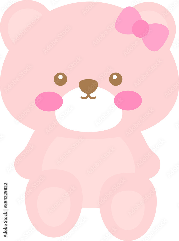 Fototapeta premium cute bear illustration