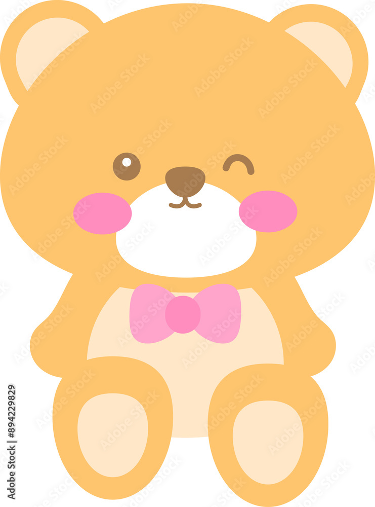 Fototapeta premium cute bear illustration