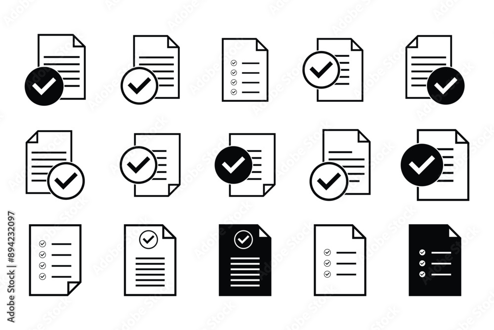 Clipboard with check mark icon isolated on background. Checklist sign symbol for web site and app design. Clipboard with check mark icon isolated on background. Checklist sign symbol for web site and app design.