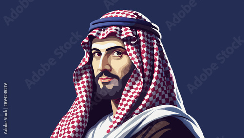 portrait of a person portrait of a woman in a scarf portrait of a person in a scarf person in a mask Place a keffiyeh  as used by Arabs, and cover it with a montage.