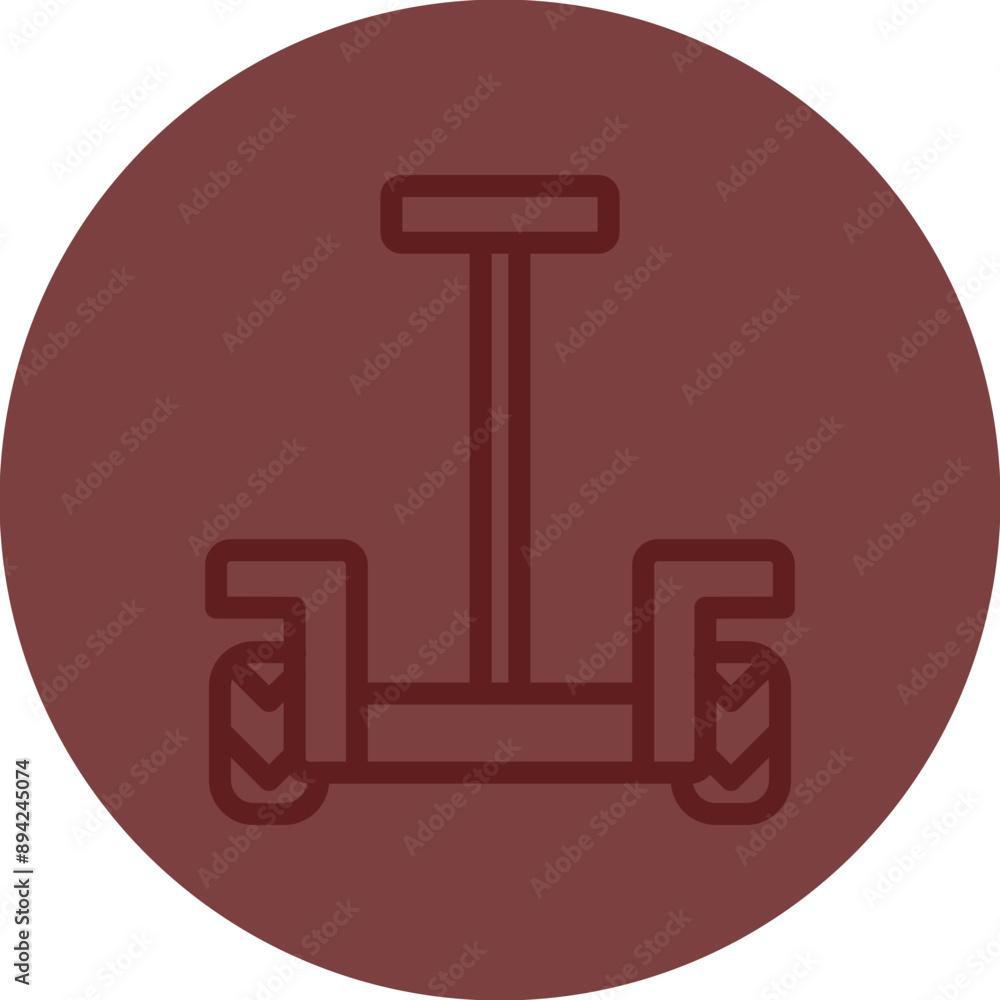 Segway Vector Line Maroon Circle Maroon Segway Vector Line Maroon Circle Maroon