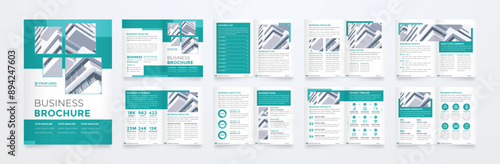 minimalist brochure template with modern concept and minimalist layout use for business profile and product catalog