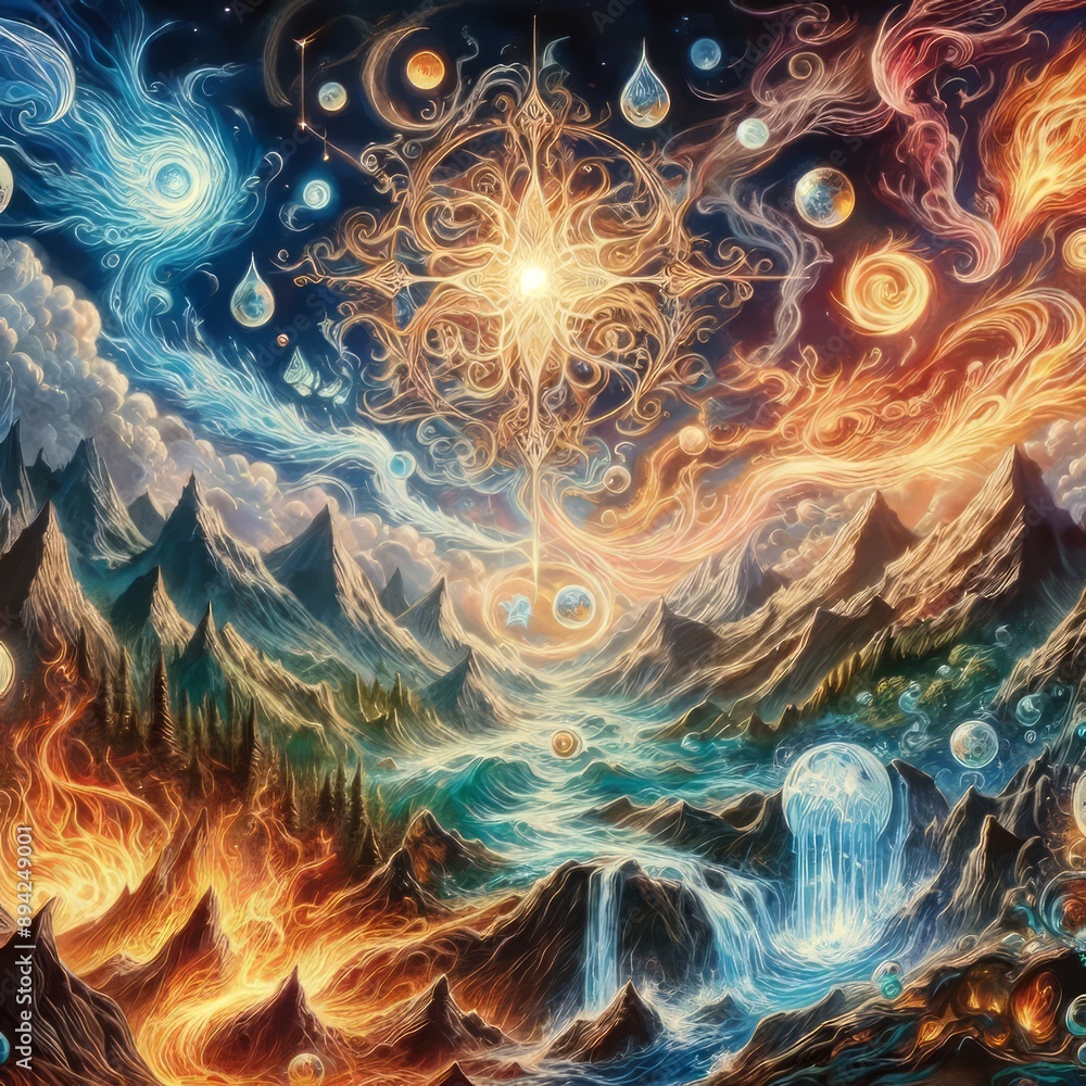 82 21. TCG Artwork Elemental Magic Drawing_ A magical drawing fe 82 21. TCG Artwork Elemental Magic Drawing_ A magical drawing fe