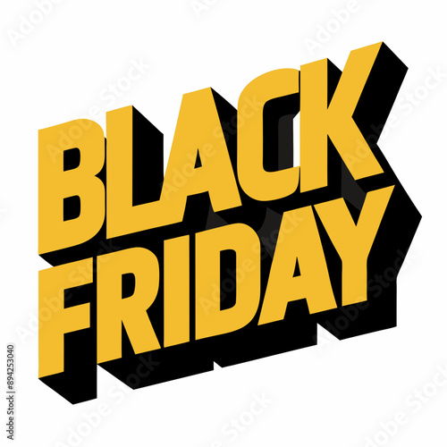 Bold vector illustration Black Friday t-shirt design with impactful typography perfect for sales and promotions
