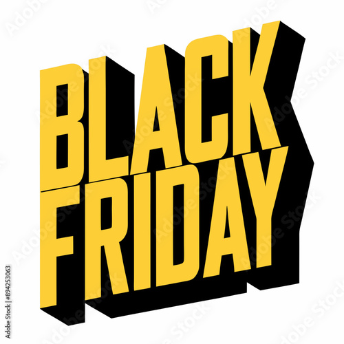 Bold vector illustration Black Friday t-shirt design with impactful typography perfect for sales and promotions
