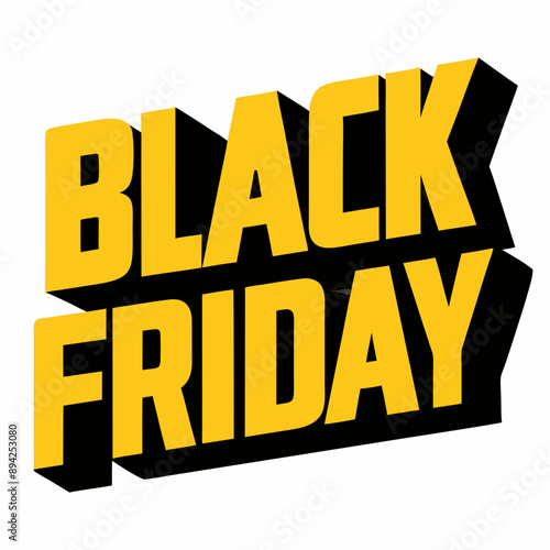 Bold vector illustration Black Friday t-shirt design with impactful typography perfect for sales and promotions