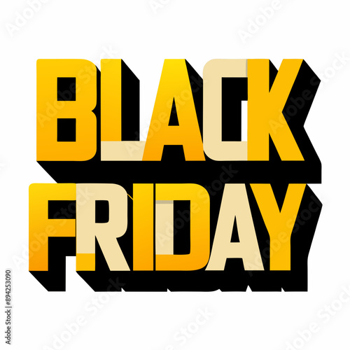 Bold vector illustration Black Friday t-shirt design with impactful typography perfect for sales and promotions