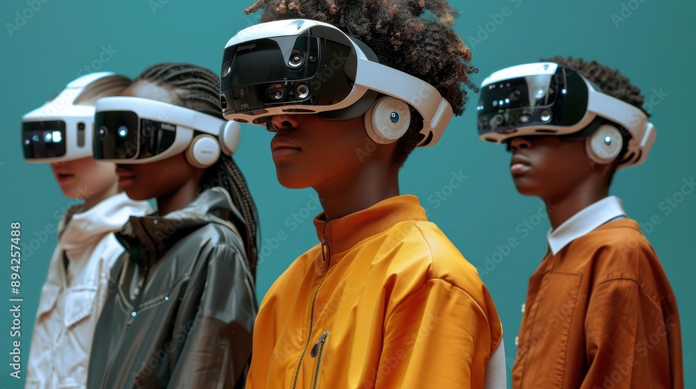 Modern Education: Students Exploring Augmented Reality Tools in a Vibrant Classroom Setting Modern Education: Students Exploring Augmented Reality Tools in a Vibrant Classroom Setting
