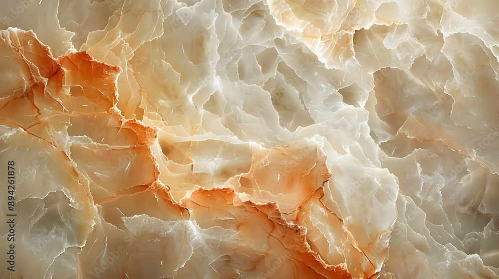 Brown and White Marble Texture