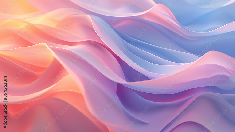 Light Pastel Waves Background. Abstract Background with waves. Light Pastel Waves Background. Abstract Background with waves.