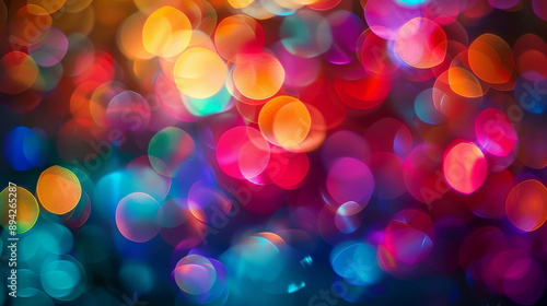 Blurred colourful background