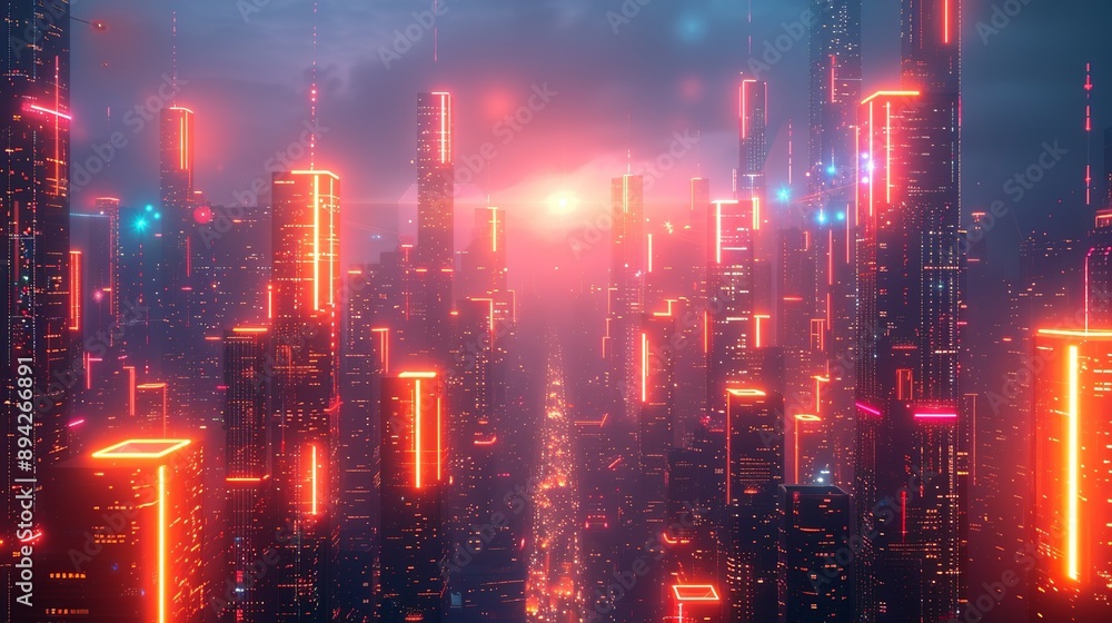 Textured background illustration with opalescent hues and layered elements. neon lights and holograms on buildings, cyberpunk aesthetic, dark color grading, digital photography, double exposure, Textured background illustration with opalescent hues and layered elements. neon lights and holograms on buildings, cyberpunk aesthetic, dark color grading, digital photography, double exposure,