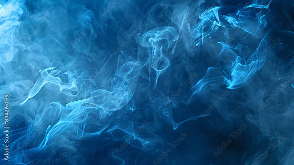 Blue Smoke Art Blue Smoke Art