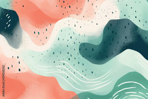 Abstract colorful fluid pattern