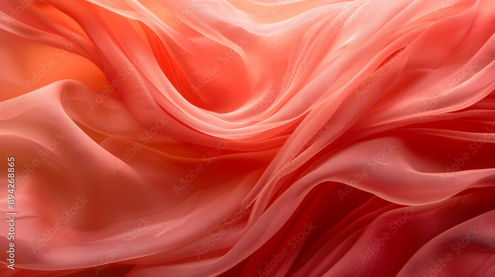 Abstract Coral Fabric Texture Abstract Coral Fabric Texture