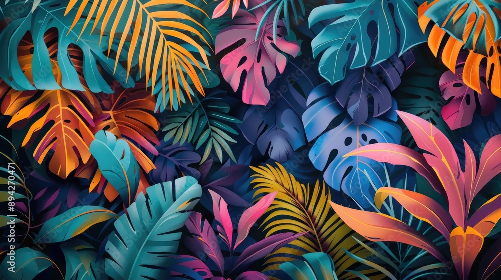 Vibrant foliage mural pictures Vibrant foliage mural pictures