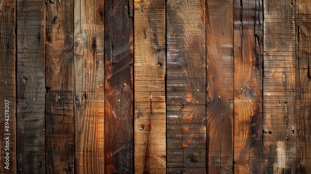 Fototapeta premium Aged wooden backdrop for design or projects