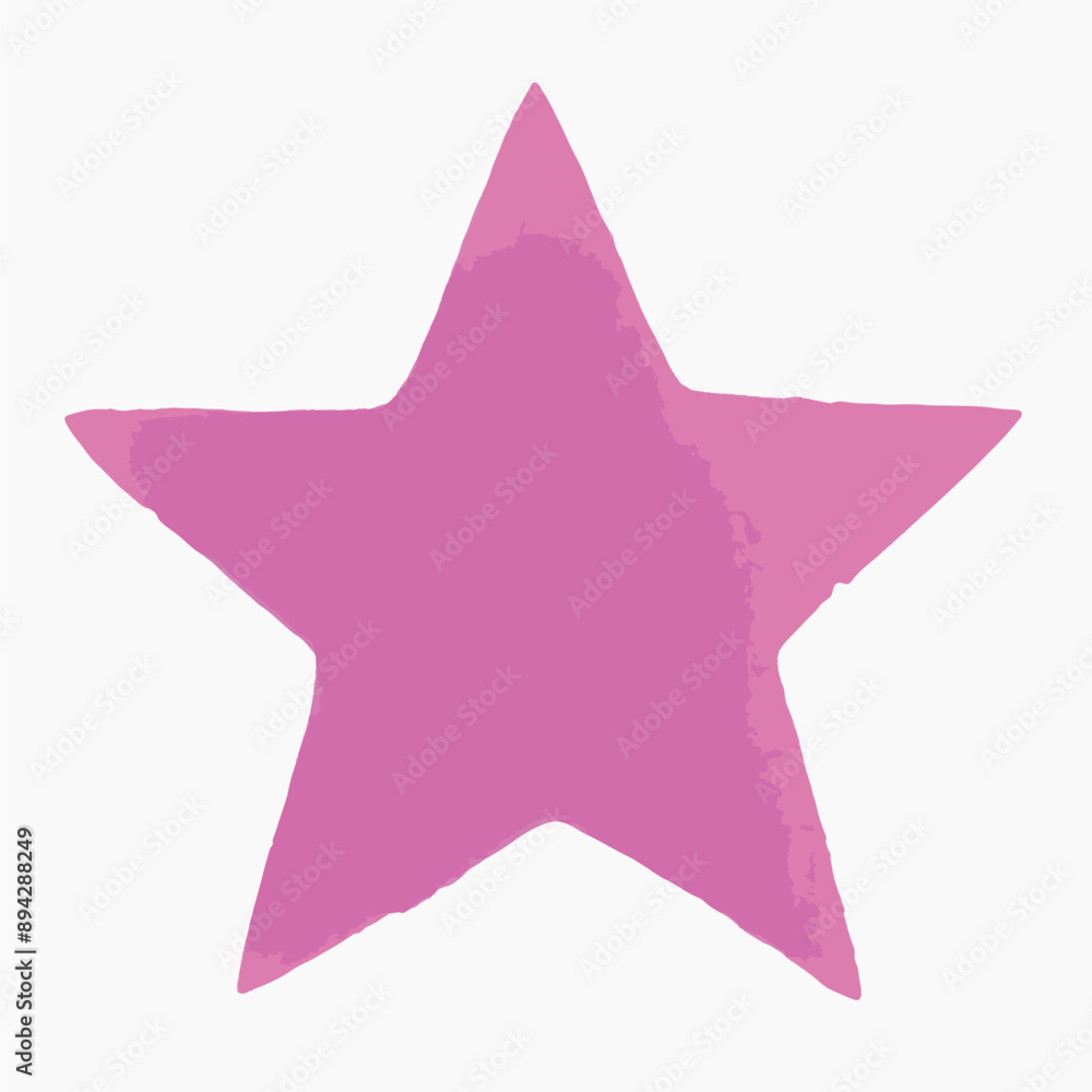 Obraz premium Pink star vector illustration