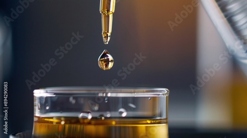 Wallpaper Mural Close-up of a petri dish with bacterial cultures in a science lab Torontodigital.ca