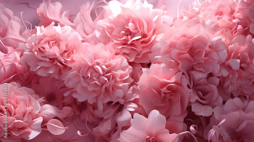 Pink Floral Background Texture Pink Floral Background Texture