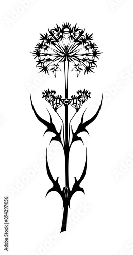 Wallpaper Mural flower tribal tattoo Torontodigital.ca