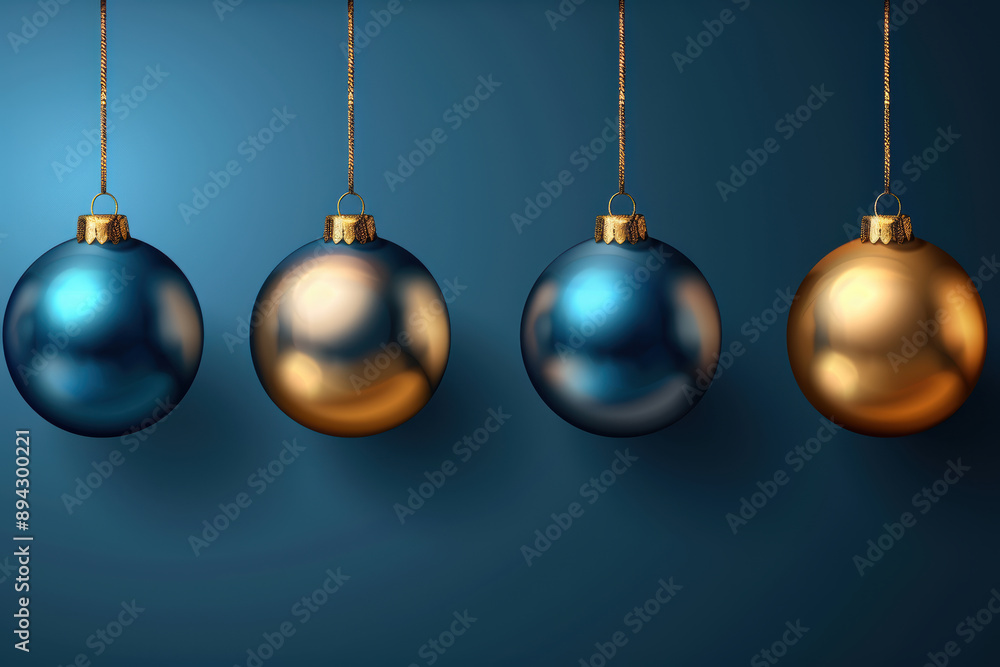 Elegant Navy Blue and Gold Christmas Design Elegant Navy Blue and Gold Christmas Design