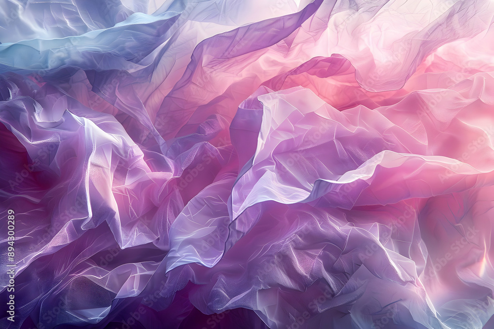 Abstract Purple and Pink Tulle Fabric Abstract Purple and Pink Tulle Fabric