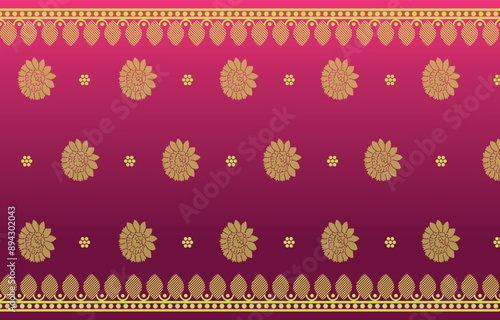 beautiful graphic saree design and this sari design is in Indian style which is for textile fashion industry and it can be used as wallpaper backdrop and website bg this style is originated in india