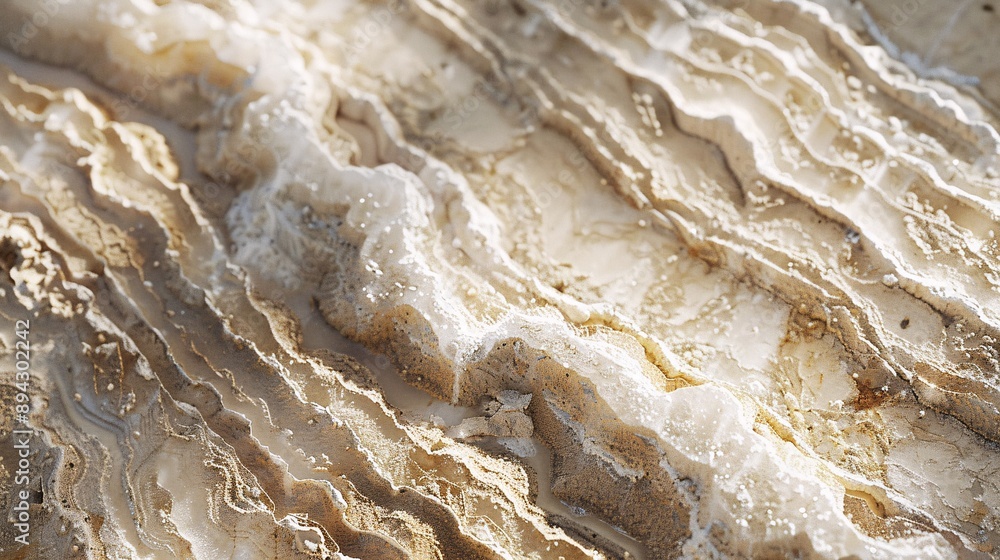 Obraz premium Detailed view of weathered wooden planks with peeling paint