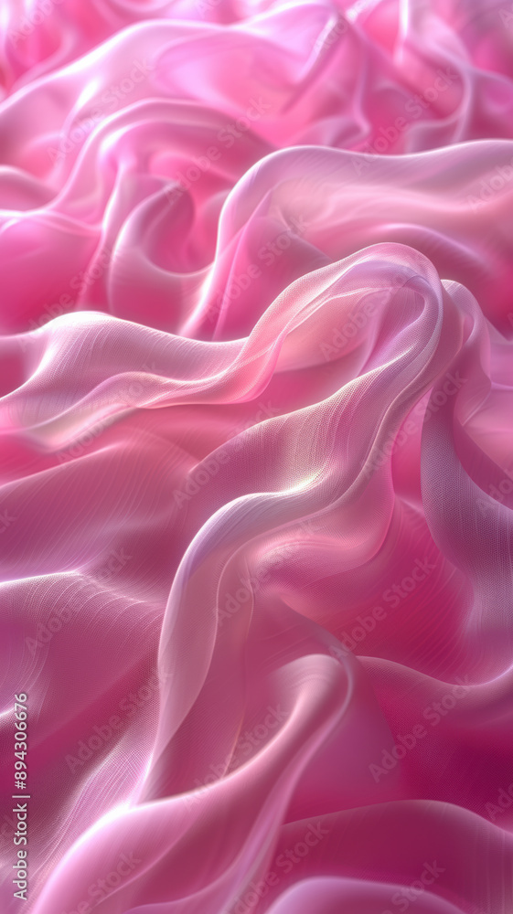 Obraz premium Smooth Abstract in Pink