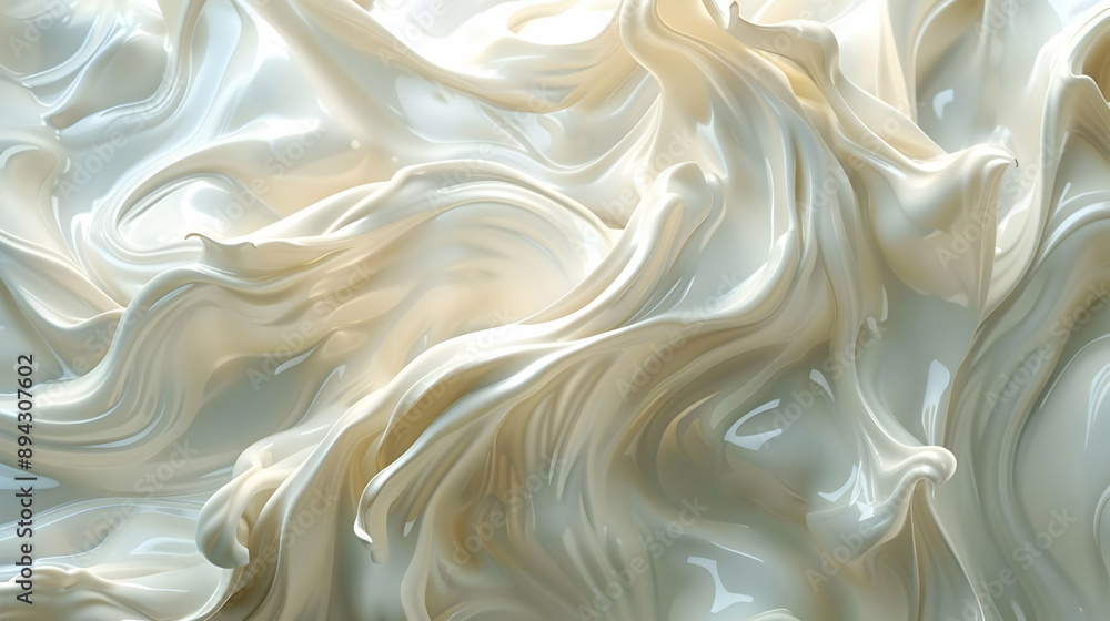Abstract White Swirls Background Abstract White Swirls Background